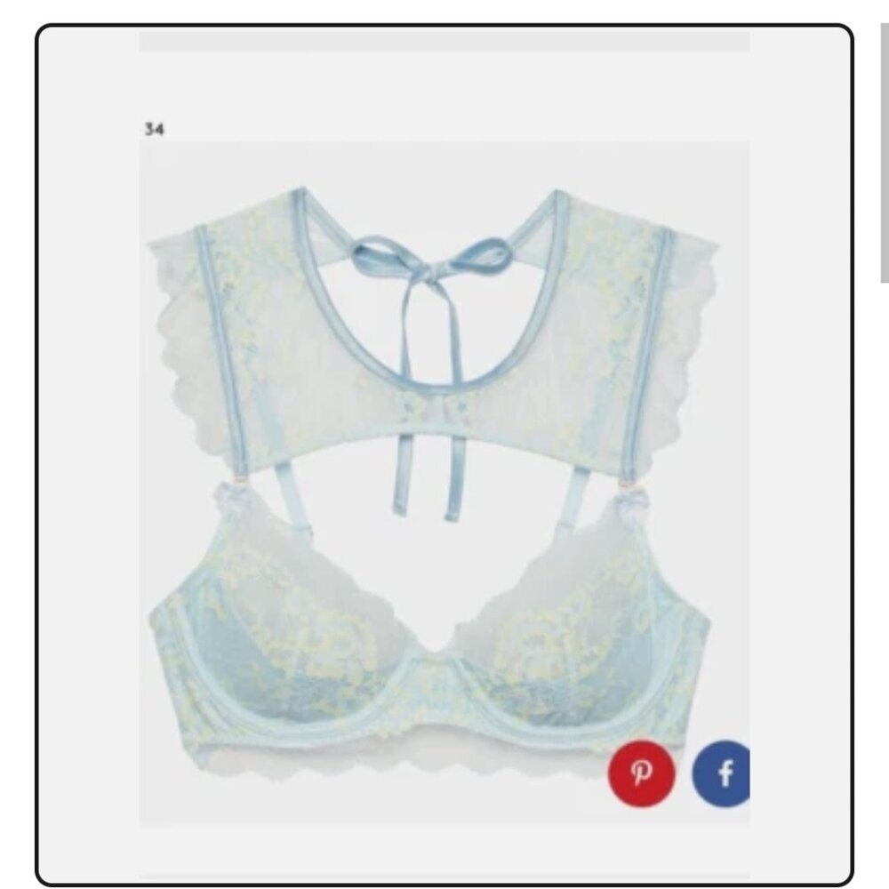 Savage x  Fenty Blue Bra